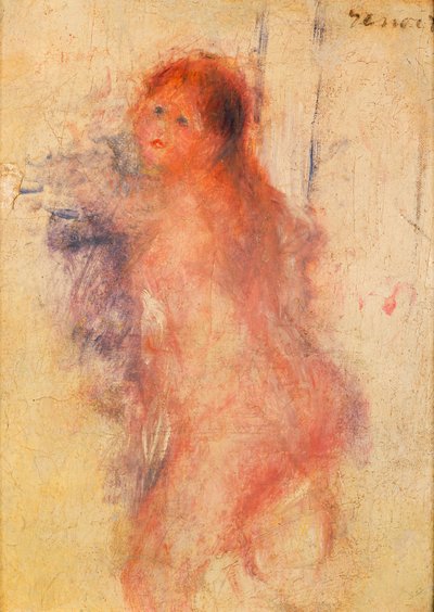 Mujer Desnuda de Pie de Pierre Auguste Renoir