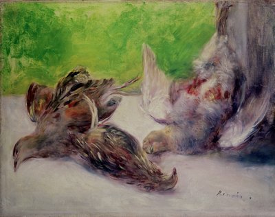 Naturaleza muerta con faisanes de Pierre Auguste Renoir