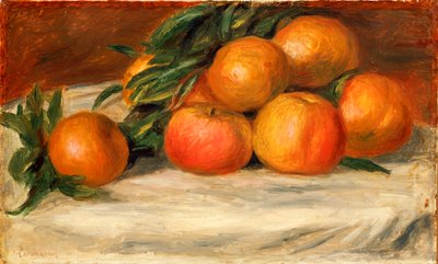 Naturaleza muerta con manzanas y naranjas, c.1901 de Pierre Auguste Renoir