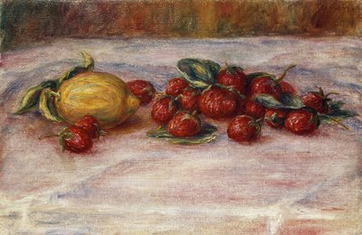 Fresas y limones de Pierre Auguste Renoir