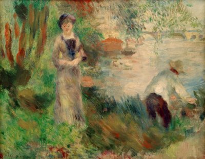 En la Isla de Chatou de Pierre Auguste Renoir