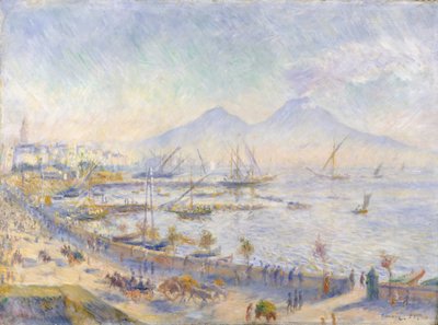 La bahía de Nápoles de Pierre Auguste Renoir