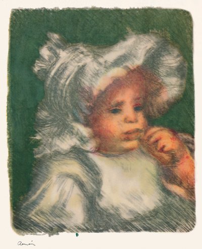 El niño con la galleta de Pierre Auguste Renoir