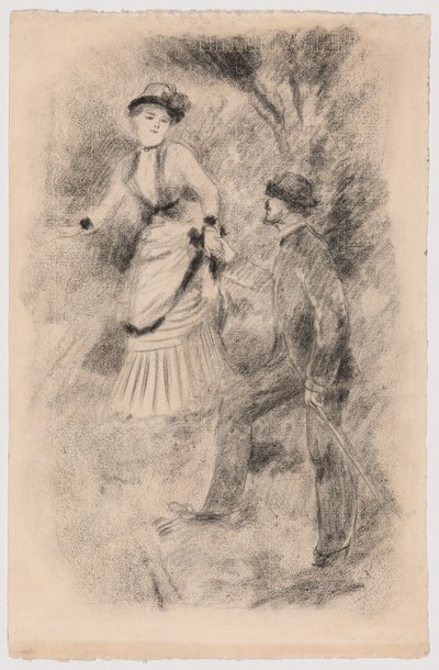 El descenso de la cumbre: Jean Martin sostiene a Hélène, la hija del banquero (ilustración para "L