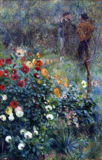 El jardín en la Rue Cortot, Montmartre de Pierre Auguste Renoir