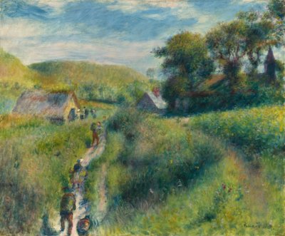 La cosecha de mejillones, 1879 de Pierre Auguste Renoir