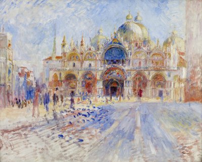 La Piazza San Marco, Venecia de Pierre Auguste Renoir