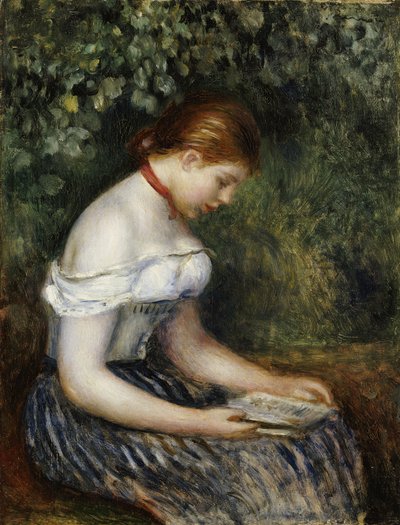 El Lector de Pierre Auguste Renoir