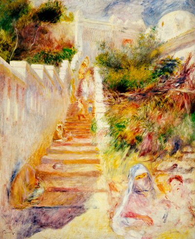 Los Escalones, Argel de Pierre Auguste Renoir