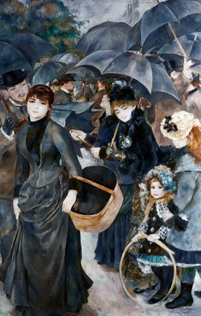 Los paraguas, 1881-1886 de Pierre Auguste Renoir