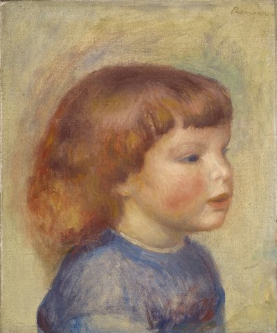 Cabeza de un niño, c. 1906 de Pierre Auguste Renoir
