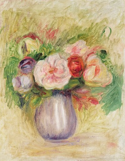 Jarrón de flores de Pierre Auguste Renoir