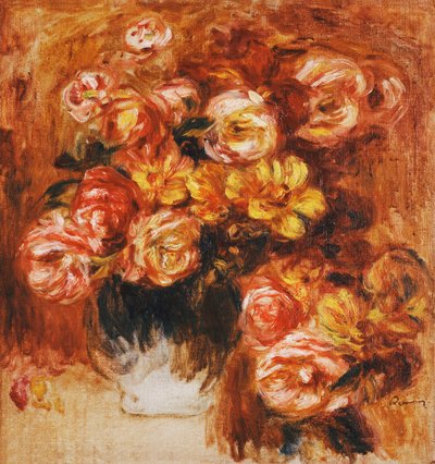 Jarrón de Rosas de Pierre Auguste Renoir