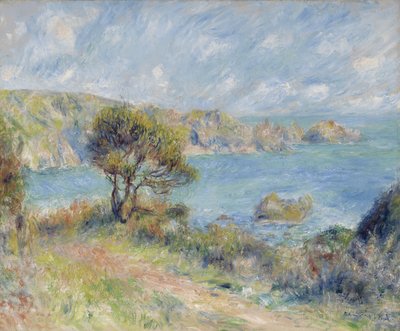 Vista en Guernsey, 1883 de Pierre Auguste Renoir