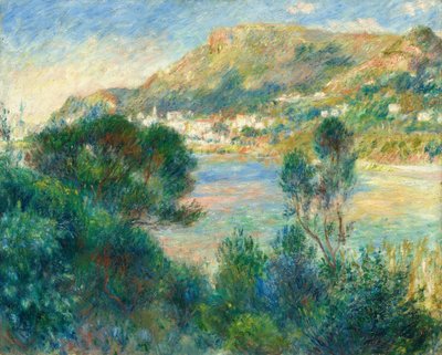 Vista de Monte Carlo desde Cap Martin, ca. 1884 de Pierre Auguste Renoir