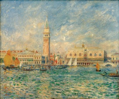 Vista de Venecia (El palacio de los Dogos) de Pierre Auguste Renoir