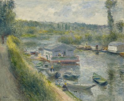 Barco lavadero en Bas-Meudon de Pierre Auguste Renoir