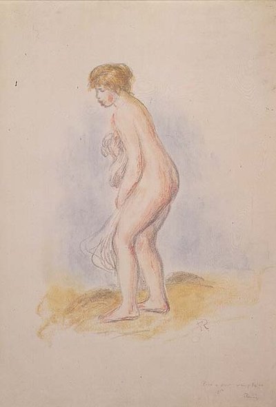 Mujer bañista de Pierre Auguste Renoir