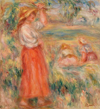Mujeres en los campos (Femmes aux champs) de Pierre Auguste Renoir