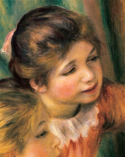 Jóvenes en el piano (detalle) de Pierre Auguste Renoir