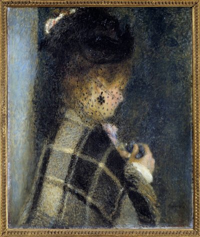 Joven con velo de Pierre Auguste Renoir