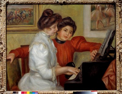 Yvonne y Christine Lerolle al piano de Pierre Auguste Renoir