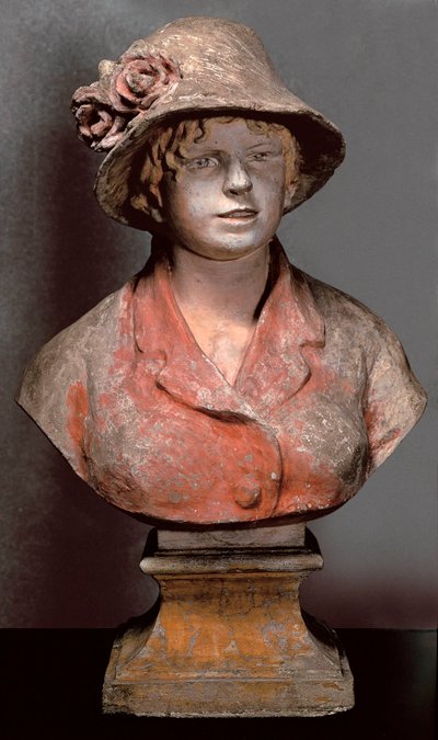 Escultura de Aline Charigot, Sra. Renoir, c.1900 de Pierre Auguste Renoir