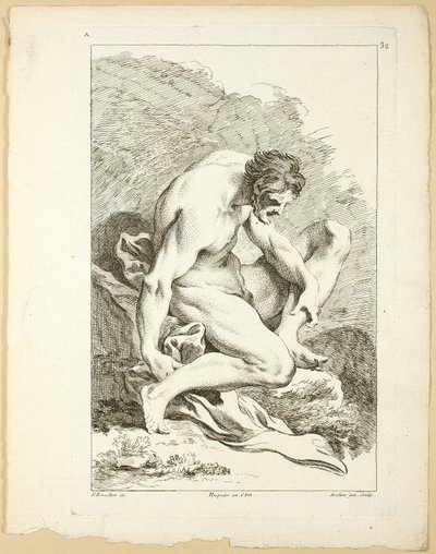 Figura, del Premier livre de figures d’Academies gravées en Partie par les Professeurs de l’Académie Royale de Pierre Aveline