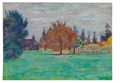 Arbre Jaune, Le Cos au Grand-Lemps, c.1913 de Pierre Bonnard