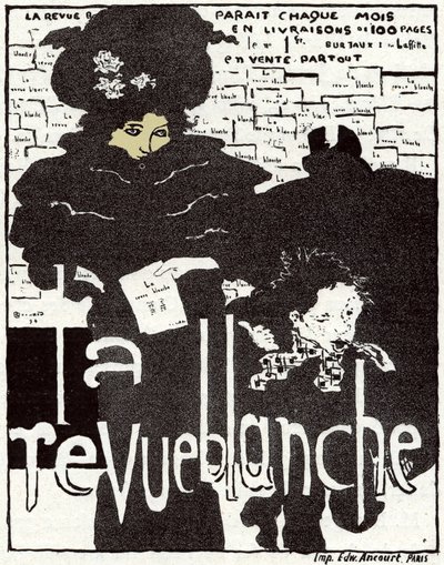 Arte. La Revue Blanche. Póster de Pierre Bonnard, Francia de Pierre Bonnard