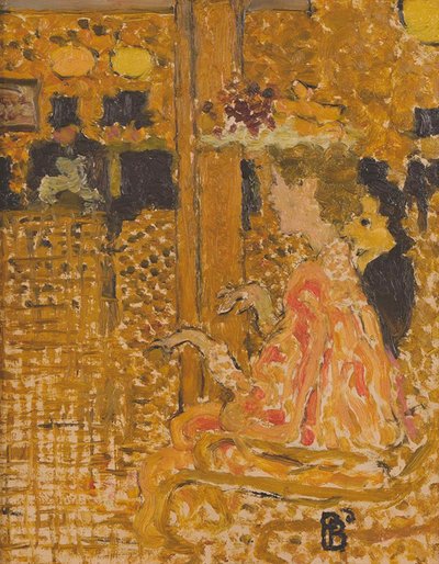 En el bar, 1892 de Pierre Bonnard