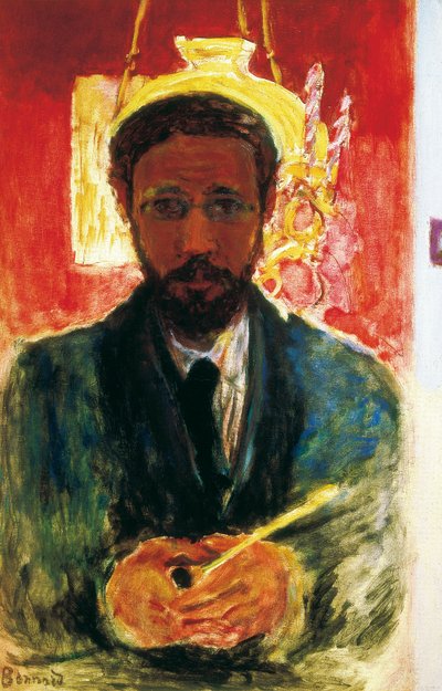 Autorretrato con pipa. 1908 de Pierre Bonnard