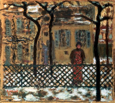 Detrás de la cerca de Pierre Bonnard