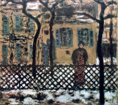 Detrás de la cerca de Pierre Bonnard