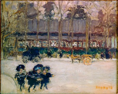 Boulevard de Clichy, tres niños de Pierre Bonnard