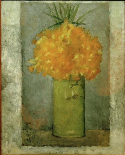 Ramo de narcisos (Narcisos en una maceta verde) de Pierre Bonnard
