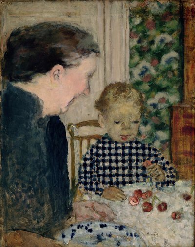 Niño comiendo cerezas, 1895 de Pierre Bonnard