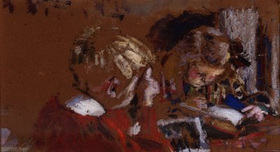 Niños leyendo de Pierre Bonnard