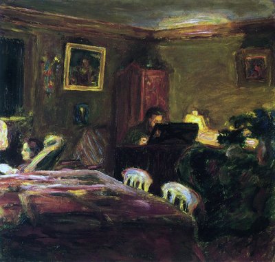 Claude Terrasse al piano de Pierre Bonnard