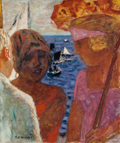 Conversación en Arcachon, 1926-1930 de Pierre Bonnard
