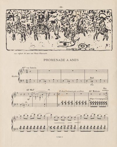 Paseo en burro de Pierre Bonnard