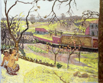Primavera temprana (Pequeños faunos), c.1909 de Pierre Bonnard