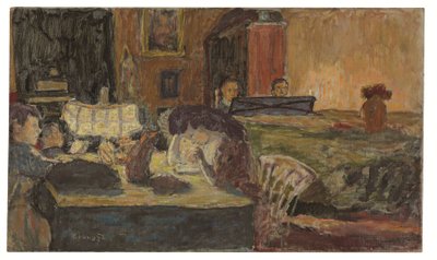 Tarde en el salón de Pierre Bonnard