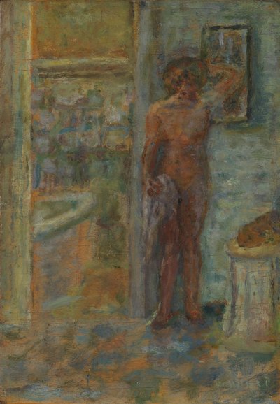 Desnudo femenino en un interior, c. 1917 de Pierre Bonnard