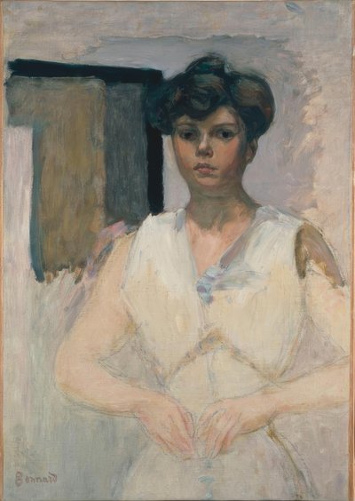 Mujer vistiéndose de Pierre Bonnard