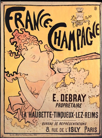 Francia Champagne. Litografía ... (litografía) de Pierre Bonnard