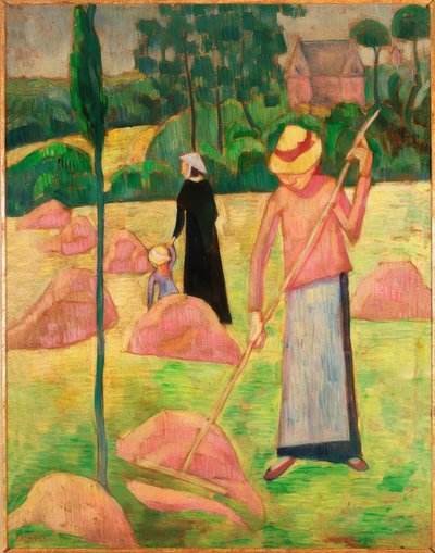 Mujer con rastrillo de Pierre Bonnard