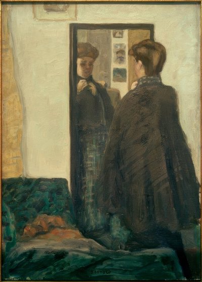 Mujer frente al espejo de Pierre Bonnard