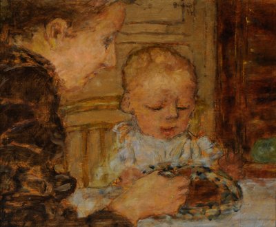 Abuela y Niño de Pierre Bonnard