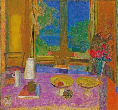 Gran comedor hacia el jardín. 1934-35 de Pierre Bonnard